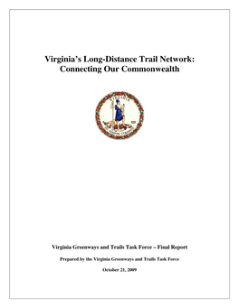 Virginia's Long-Distance Trail Network: Connecting Our Commonwealth