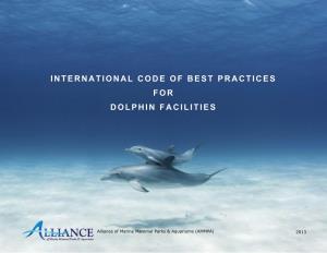 International Code of Best Practices for Dolphin Facilities