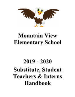 2020 Substitute, Student Teachers & Interns Handbook