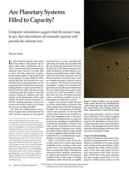 Are Planetary Systems Filled to Capacity?