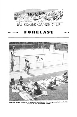 Forecast U I I L I 1 % 3 I 1957