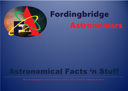Astronomical Facts 'N Stuff