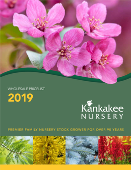 Wholesale Pricelist 2019