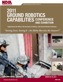 2011 Ground Robotics Capabilities Conference and Exhibition