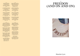 Freedon (And on and On) 127