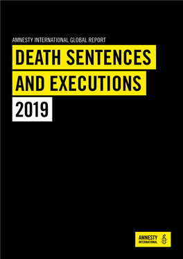 Death Sentences and Executions 2019