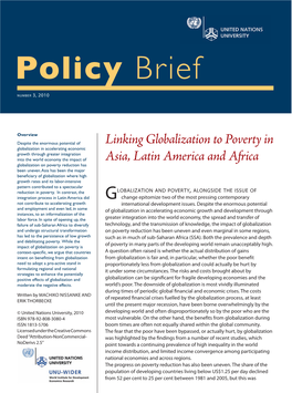 Linking Globalization to Poverty in Asia, Latin America, and Africa 3