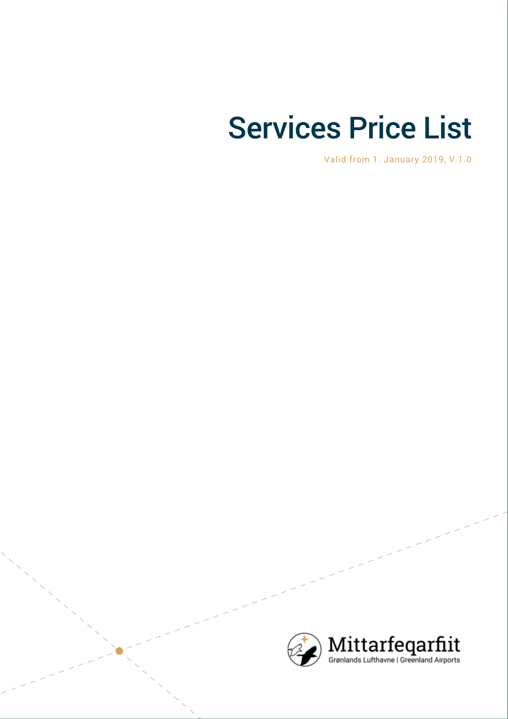 Services Price List