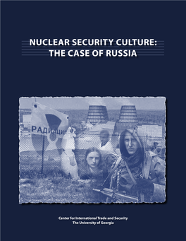 Nuclear Security Culture: the Case of Russia