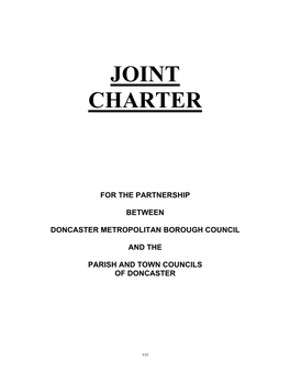 Doncaster the Parish and Town Council Charter