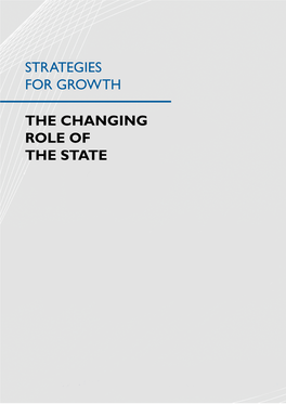 Strategies for Growth the Changing Role of the State