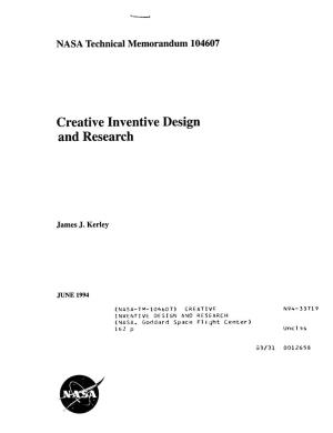 Creative Inventive Design and Research