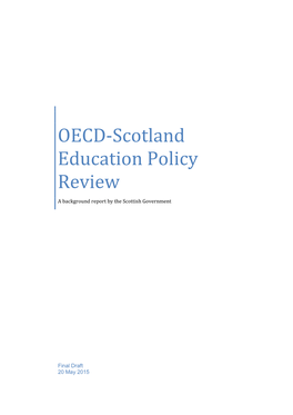 OECD-Scotland Education Policy Review