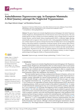 Autochthonous Trypanosoma Spp. in European Mammals: a Brief Journey Amongst the Neglected Trypanosomes