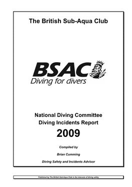 BSAC Incident Report 2009