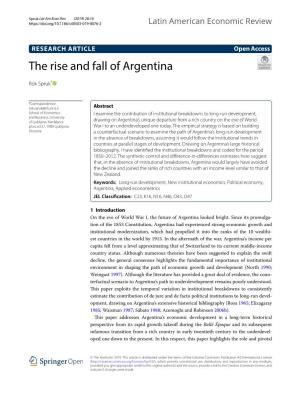 The Rise and Fall of Argentina