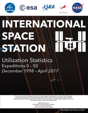 Utilization Statistics Expeditions 0 – 50 December 1998 – April 2017