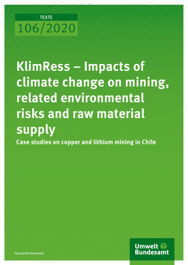 Case Studies on Copper and Lithium Mining in Chile