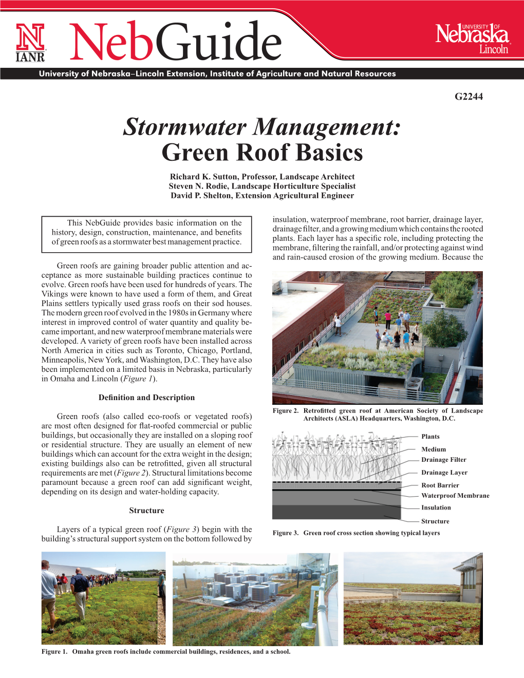 Stormwater Management: Green Roof Basics Richard K
