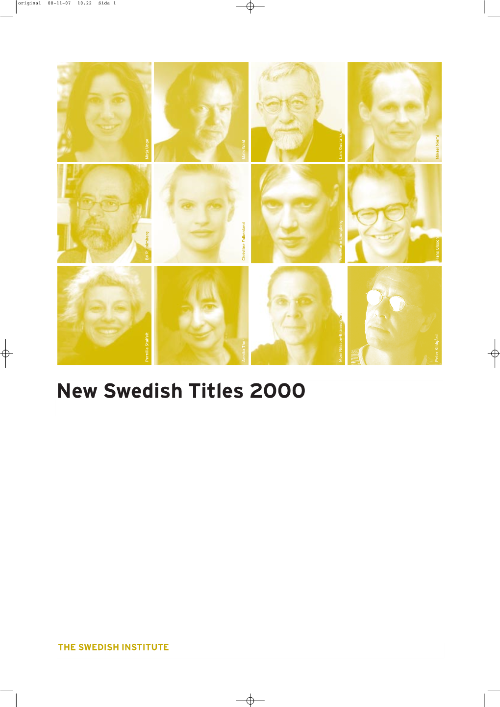 New Swedish Titles 2000