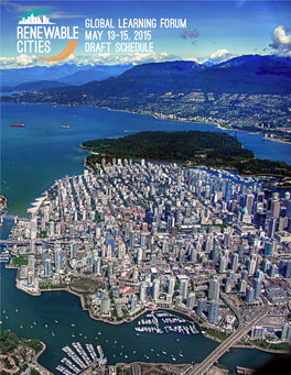 Renewable Cities May 13-15, 2015 Vancouver, BC