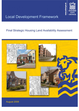 Housing Land Availability Assessment August 2008