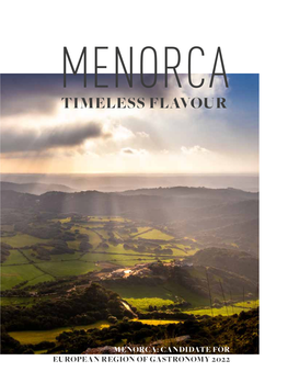 Menorca – Timeless Flavour