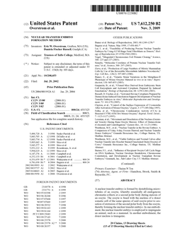 (12) United States Patent (10) Patent No.: US 7,612,250 B2