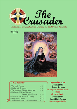 The Crusader Bulletin of the Eucharistic Crusade for Children in Australia #328