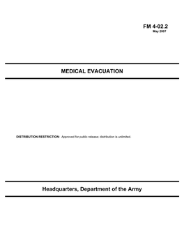 Army Medical Evacuation