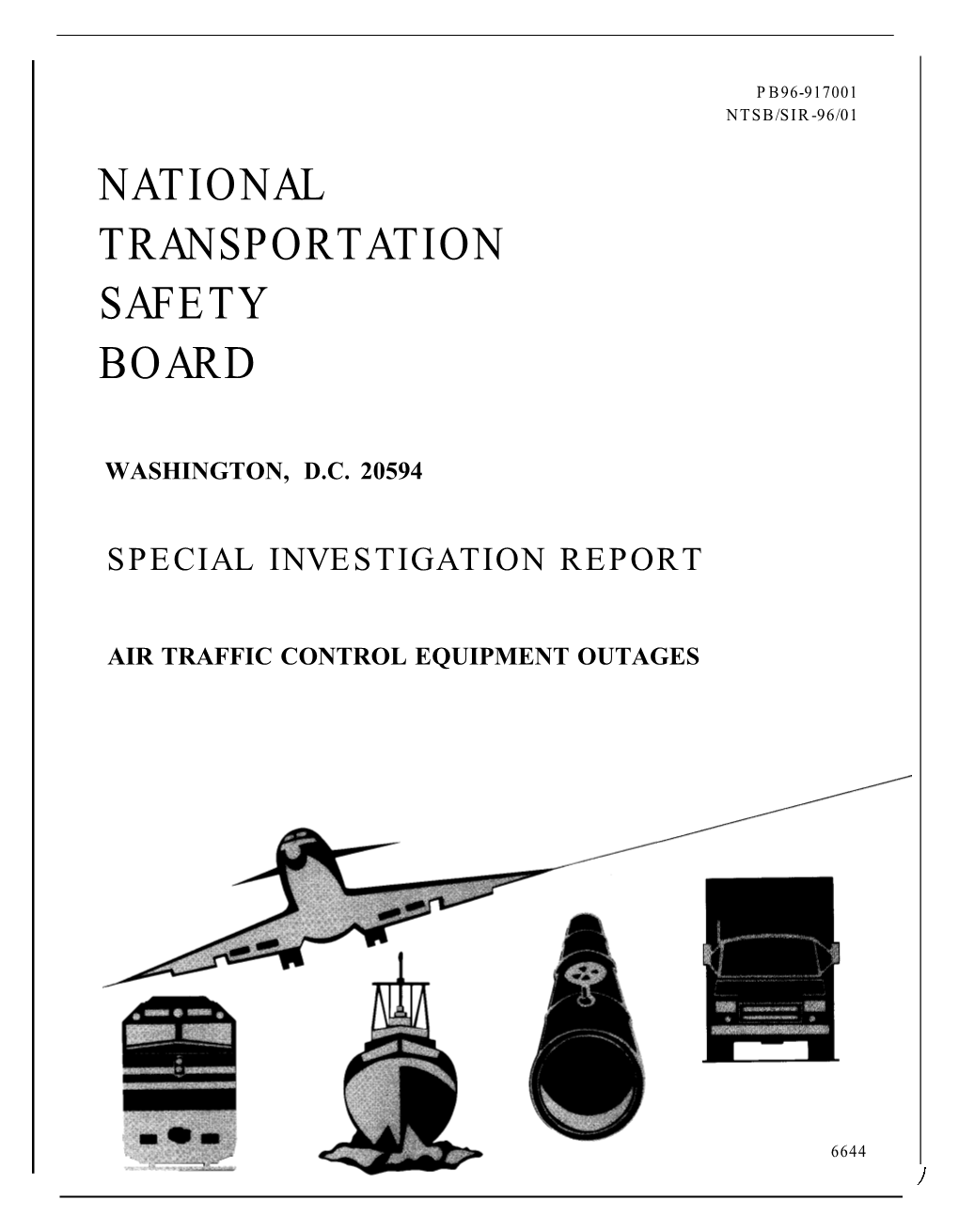 Air Traffic Control Equipment Outages