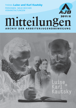 Thema Luise Und Karl Kautsky 2011/II