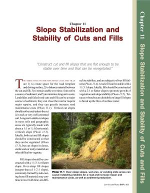 Chapter 11 Slope Stabilization And