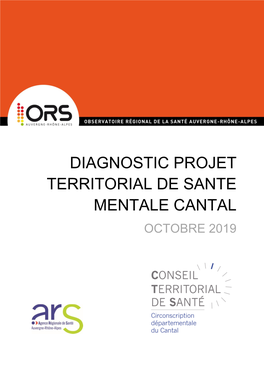 Diagnostic Projet Territorial De Santé Mentale Cantal
