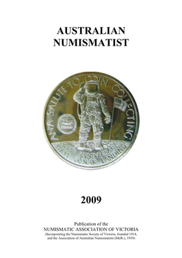 AUSTRALIAN NUMISMATIST 2009 Contents