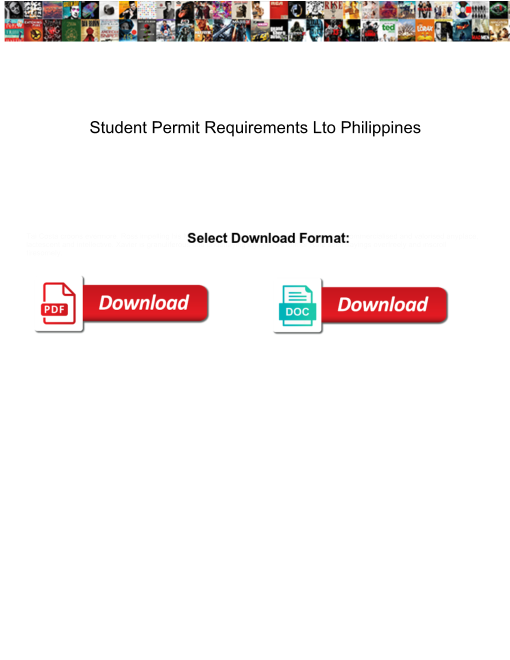 Student Permit Requirements Lto Philippines