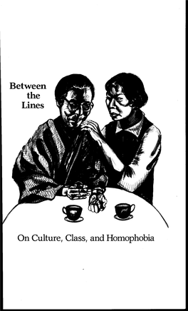 Between the Lines on Culture, Class, and Homophobia
