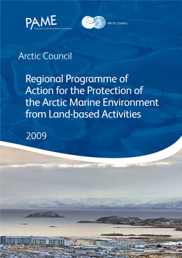 Regional Programme of Action for the Protection of the Arctic Marine Environment from Land-Based Activities