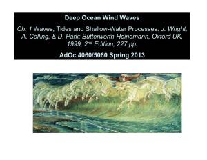 Deep Ocean Wind Waves Ch