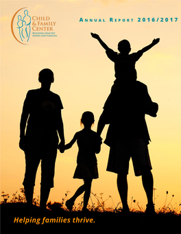 Helping Families Thrive. Center & Foundation Boards