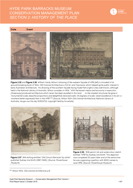 Hyde Park Barracks Museum Conservation Management Plan Section 2: History of the Place