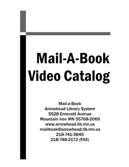 Mail-A-Book Arrowhead Library System 5528 Emerald Avenue