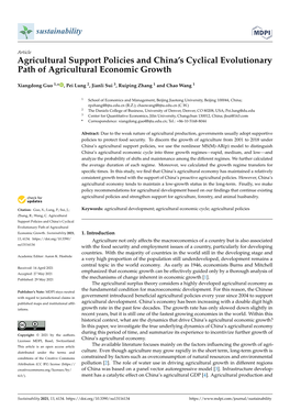 Agricultural Support Policies and China's Cyclical Evolutionary Path