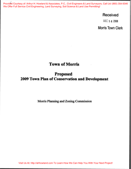 Morris Plan of Conservation and Development