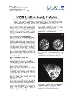 SMART-1 Highlights & Apollo Celebration