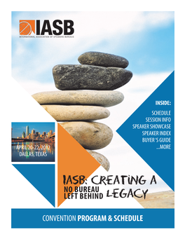 IASB Has Created an Outstanding Legacy Dedicated to Education and Partnership Within Our Industry