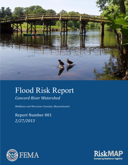 Flood Risk Report Concord River Watershed