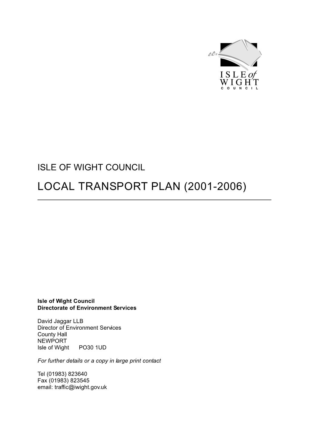 Local Transport Plan (2001-2006)