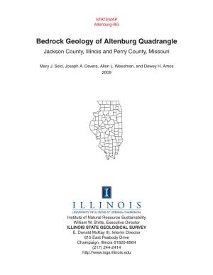 Bedrock Geology of Altenburg Quadrangle Jackson County, Illinois and Perry County, Missouri