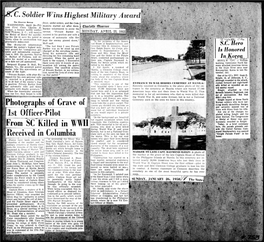 Photographs of Crave of 1St Officer-Pilot Fromjc Killed in WWII